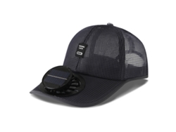 Sombrero Con Ventilador Y Energía Solar (gris Oscuro)