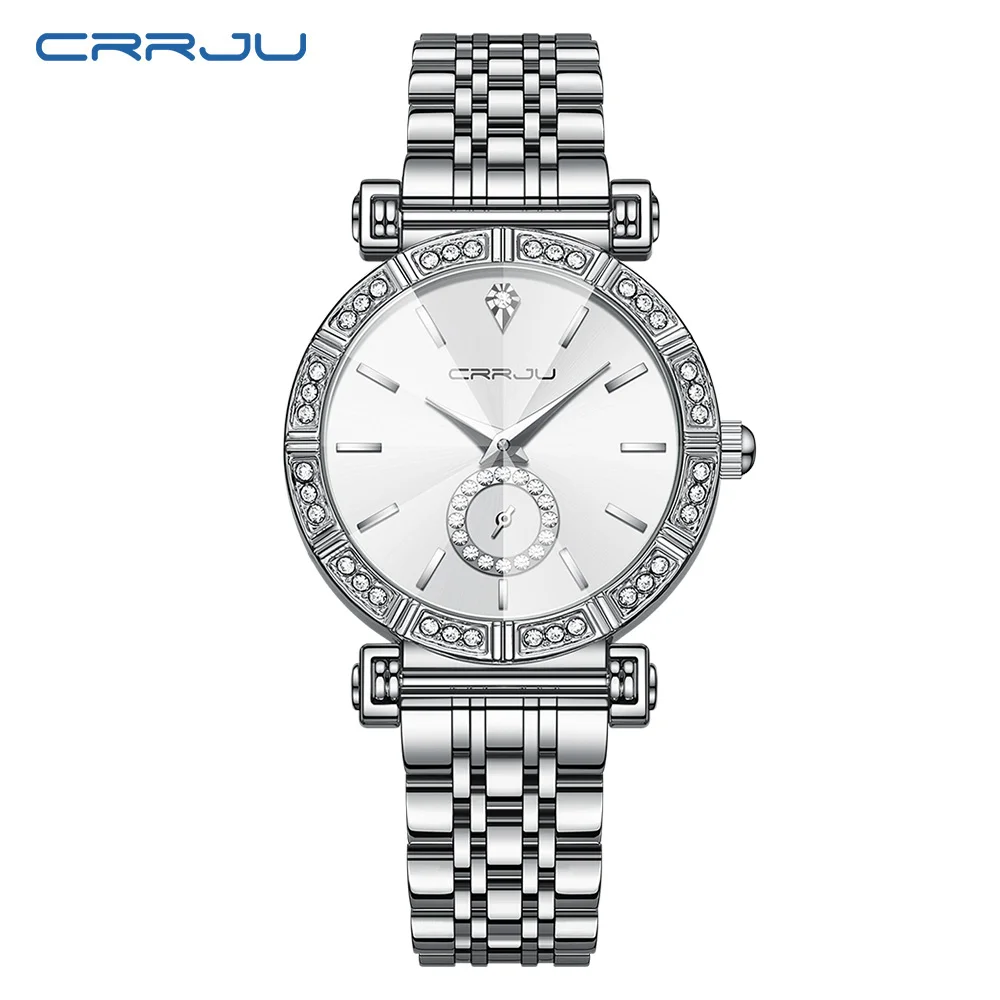 Elegante Reloj De Diamantes Para Mujer, Adecuado Tanto Para Uso Deportivo Como Para Uso Diario.