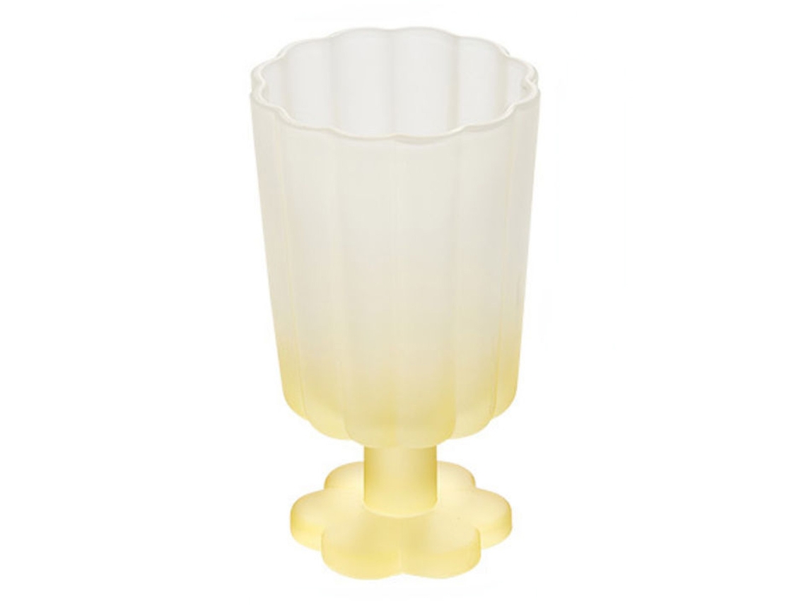 Vaso multifuncional de color mate para bar, karaoke y hogar, amarillo