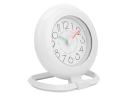 Reloj de mesa colgante blanco impermeable y elegante para el hogar.