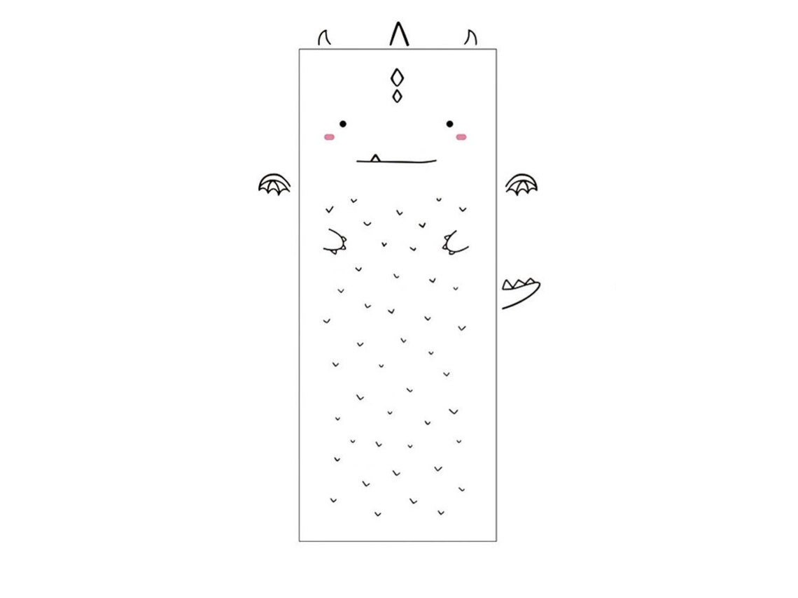 Bonito Adhesivo Decorativo De Pared Con Dibujos Animados Para La Puerta De La Habitación Infantil Y La Guardería.
