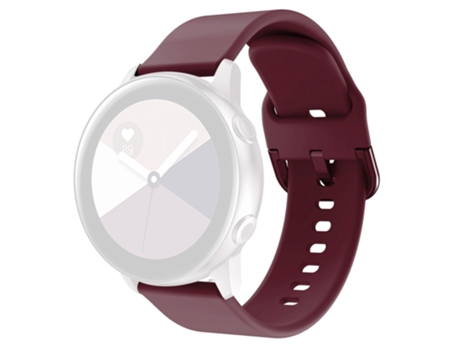 Correa de Silicona diseño de hebilla cuadrada para Samsung Galaxy Watch 5 40mm/44mm/Watch 5 Pro 45mm/Watch4 40mm/44mm/Watch4 Classic 42mm - vino ti...
