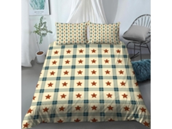 Juego Ropa Cama Piezas Funda Nórdica Microfibra Estampado Juego Almohada Adultos 220 X 240 Cm 65