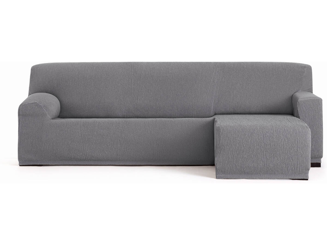 Funda de Chaise Longue Derecha para Brazo Corto EYSA Premium Troya (310 x 170 x 110 cm - Poliéster - Gris)