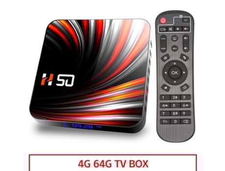 Box Smart Tv Para Android 10.0 4k 4gb 32gb 64gb 3d Video 4 + 64G_Enchufe australiano