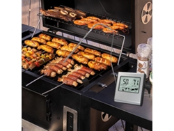 Termómetro Digital De Cocina Lcd Con Sonda, Termómetro De Horno Para Carne, Barbacoa, Grill Y Cocina, Con 7 Temperaturas Predefinidas Y Temporizador