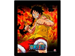 Póster Lenticular 3D - ONE PIECE - Brothers Burning Rage (26 x 20 cm)