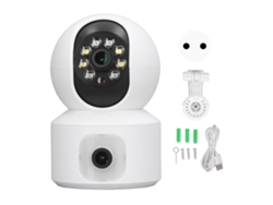 Cámara De Seguridad Binocular Inalámbrica Wifi Para Interiores Hd 1080p Con Micrófono Y Alertas Instantáneas.