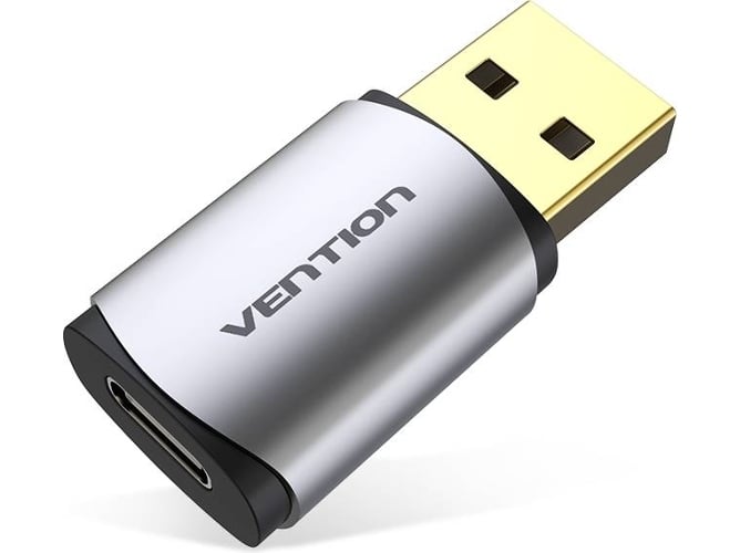 Adaptador VENTION placa de sonido USB para tipo-C hembra - Metalizado