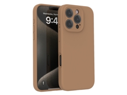 (caqui, Iphone 14 Pro) Funda De Silicona Líquida Para Teléfono, Compatible Con La Serie Iphone, Protección Total De La Lente Contra Caídas.