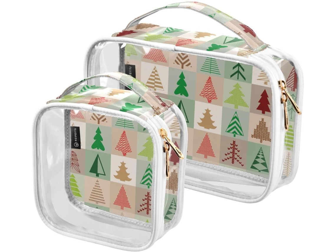 Set Kutsu con neceseres impermeables de PVC transparente, organizador para viajes y coche.