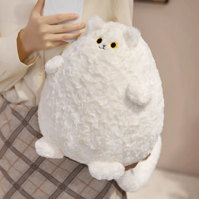 (blanco, 30 Cm) Almohada/cojín Para Gato Adulto Con Soporte Lumbar