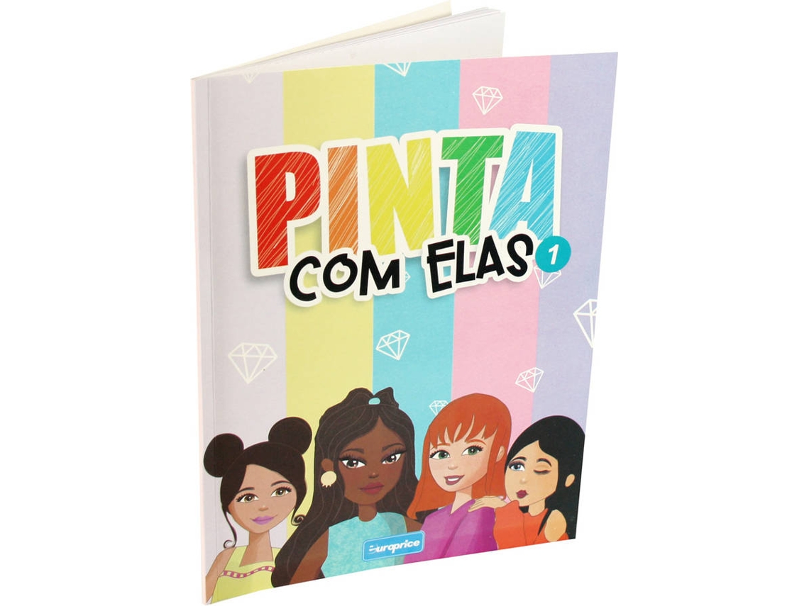 Libro Pinta com elas 1 de Europrice (Portugués)