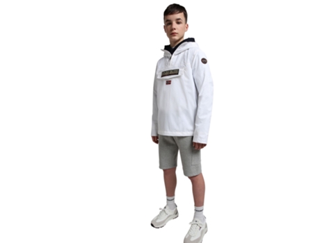 Chaqueta Impermeable Unisexo NAPAPIJRI (12 Años - Negro)