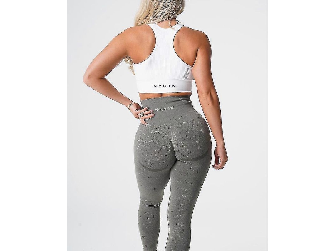 Leggings De Spandex Sin Costuras Con Estampado Moteado Nvgtn Para Mujer, Cintura Alta, Suaves, Para Fitness, Yoga Y Gimnasio.