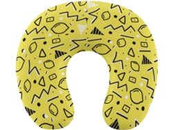 Almohada Viaje Forma Diseño Espuma Viscoelástica Viscoelástica Fácil Relajación Cómodos Familia.brfácil