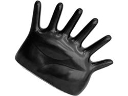 Soporte Anillos Cerámica Negra Elegante Organizar Joyas Estar Oficina Protección Arañazos Deslustre Mate Mano