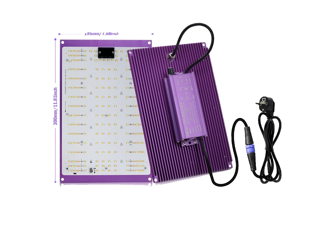 Lámpara LED de cultivo de espectro completo, regulable, resistente al agua IP65, 120 W, OEM UE