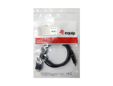 Equip 119390 Adaptador de cable de video 2M Displayport HDMI Negro
