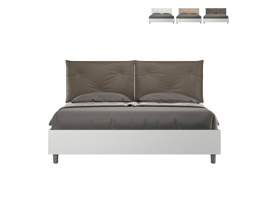 Cama contenedor doble 160x190cm cojines madera Egos Appia