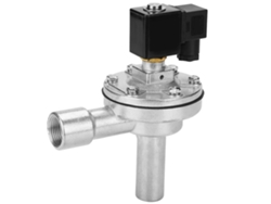 Válvula Solenoide de Pulso em Ângulo Reto 2 Vias G3/4'' DMF-Z-20A 12V DC