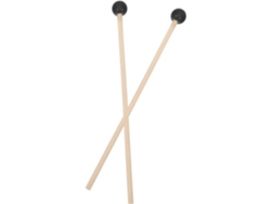 Baquetas Para Tambor De Lengüetas Y Marimba, Plástico Negro, Baquetas De Percusión Para Principiantes, Niños Y Niñas.