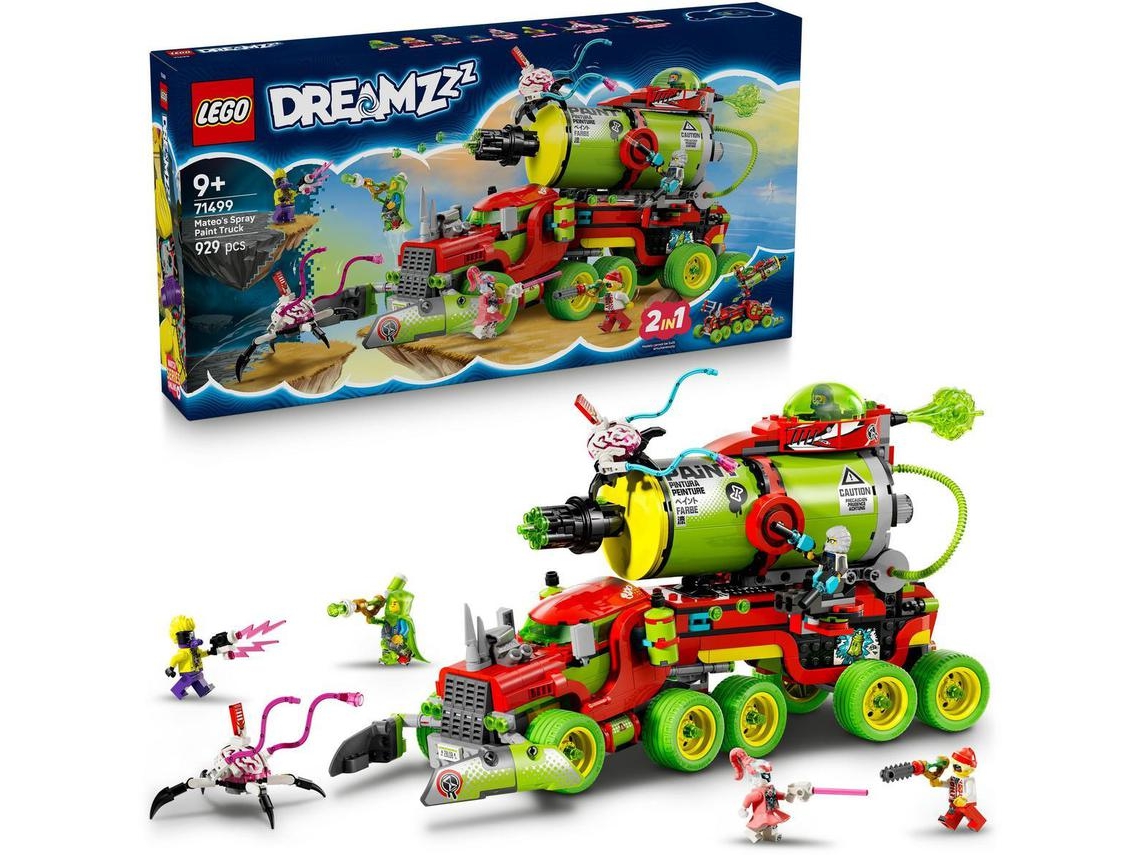Camión de pintura en aerosol de Matthew de Lego® Dreamzzz™ - Juguete de simulación - Vehículo para niños y niñas de 9 años en adelante