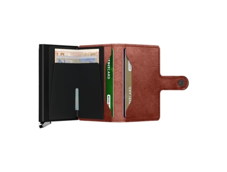 Cartera Fólio, Premium SECRID Miniwallet Basco Marrón