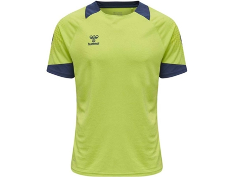 Camiseta de Hombre para Fútbol HUMMEL Lead Poly Amarillo (3XL)