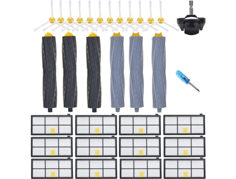 Pieza de repuesto para accesorios Irobot Roomba 805 860 890 870 871 880 890 960 980 981 985 ruedas Kit de cepillo de filtro Hepa