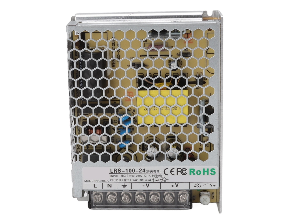 Adaptador De Fuente De Alimentación Conmutada Lrs De 100 W, 24 V, 4,5 A, Transformador Regulado De 100-240 V Para Automatización Industrial.
