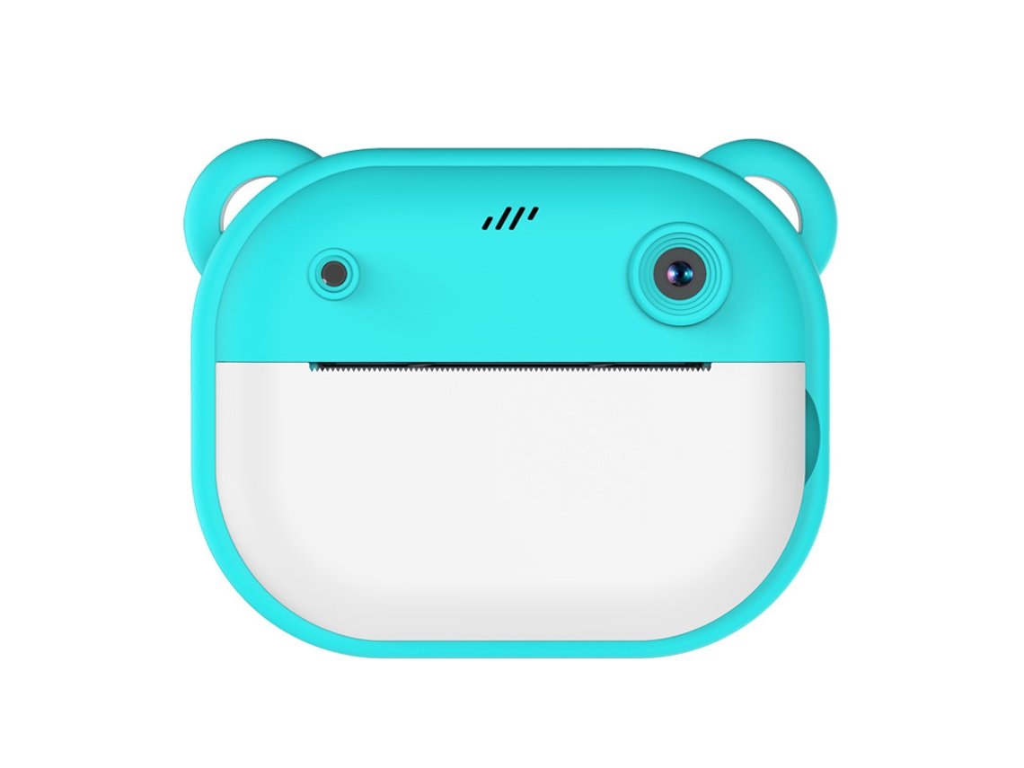 Cámara Compacta Para Niños, Cámara Digital Con Impresión De Lente Dual De Video Hd Para Niños Verde CHRUI