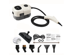 Limpiador A Vapor De Alta Temperatura Y Alta Presión De 2500 W Con 9 Accesorios Para Limpieza De Cocina Y Automóvil, Blanco Gertiz