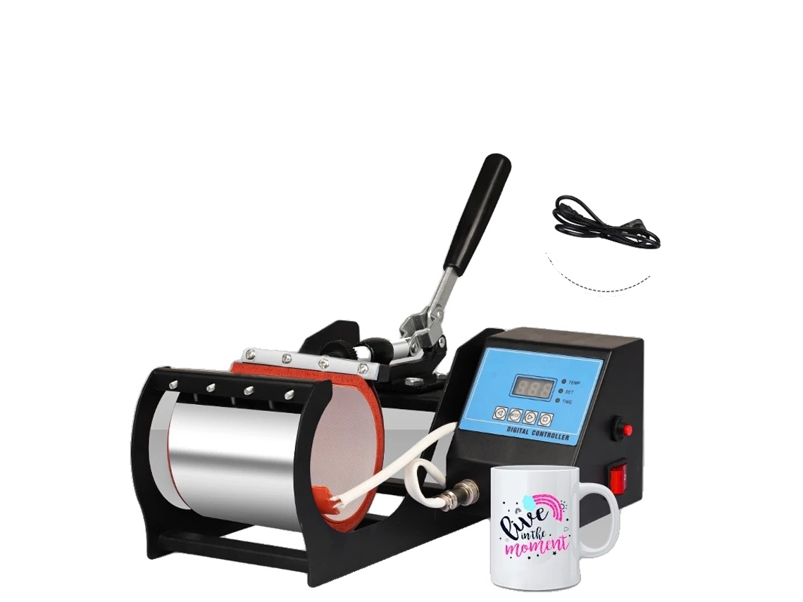 Prensa térmica para tazas de 11 oz, control de temperatura eficiente, pantalla LCD fácil de usar, fabricación OEM duradera