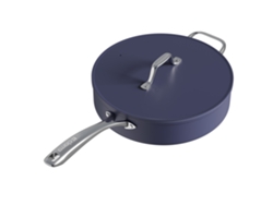 CIARRA Beyond Sartén con tapa 28cm Aluminio Todo Tipo de Cocina Azul