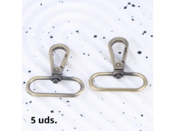 5 Anillos Ovalados Lobster Buckle Garra Spinner Hebilla, Adecuado Para Correa, Push Buckle, Lobster Buckle Hook, Spinner Buckle