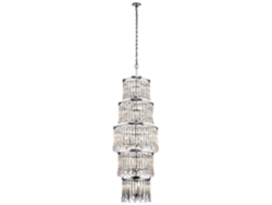 Candelier KICHLER (KL-Piper-18p-PC) Piper Steel, Crystal E14 18 Bulbos