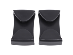 2 Clips Para Gafas De Esquí Para Casco, Fácil Instalación, Sujeción Para Deportes De Invierno, Color Negro.