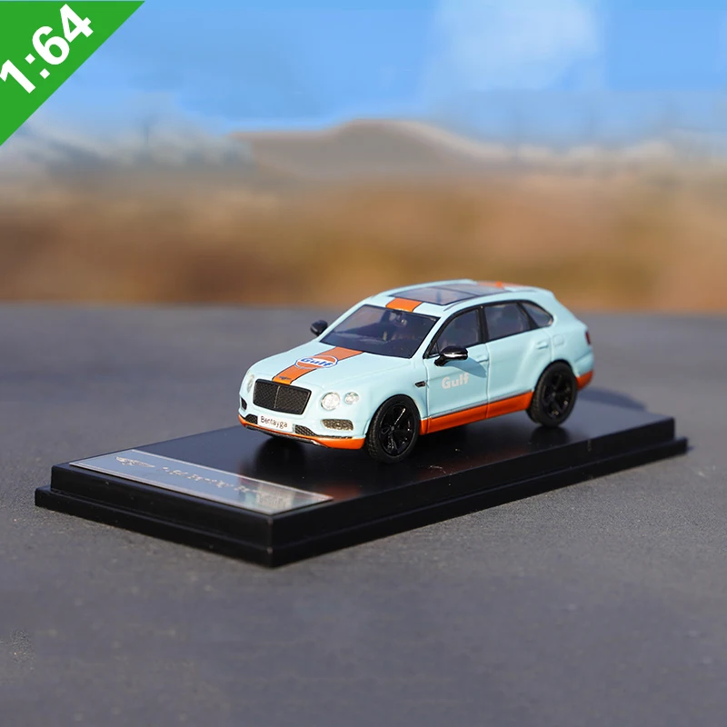 (azul) Modelo De Coche Suv A Escala 1:64 De Metal Fundido A Presión Y Modelo De Coche De Juguete.