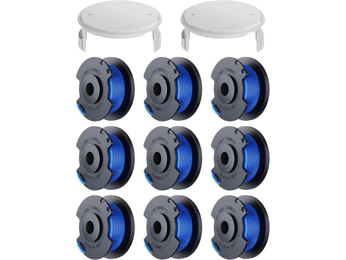 Recambios Para La Cortadora Ryobi One+ De 18 V, 24 V Y 40 V: 11 Paquetes Con 9 Cables Y 2 Tapas.