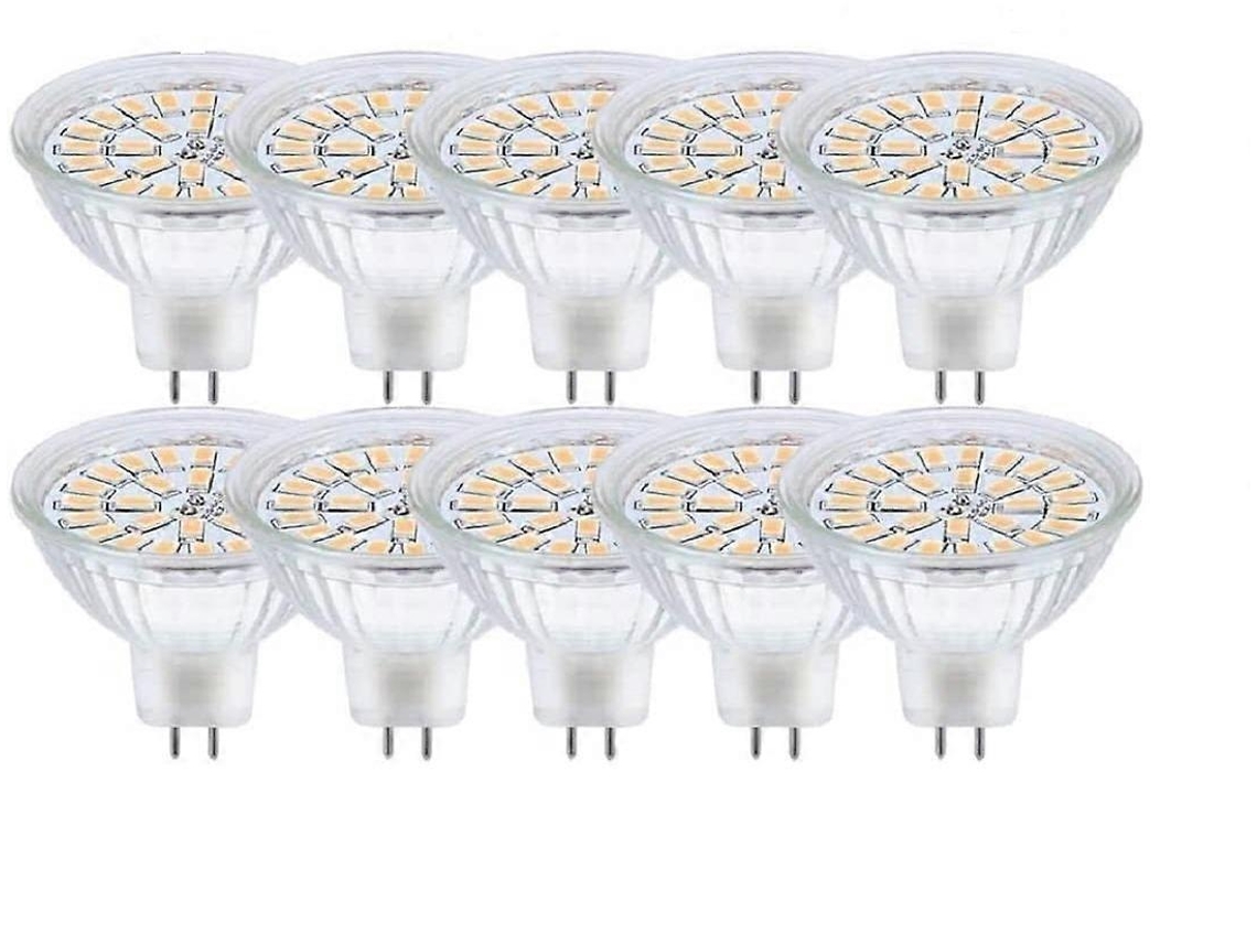 Omni-bombilla Led Gu5.3 Mr16 12v 3w Equivalente A 30w Luz Blanca Cálida 3000k No Regulable Paquete De 10 clase Energética F