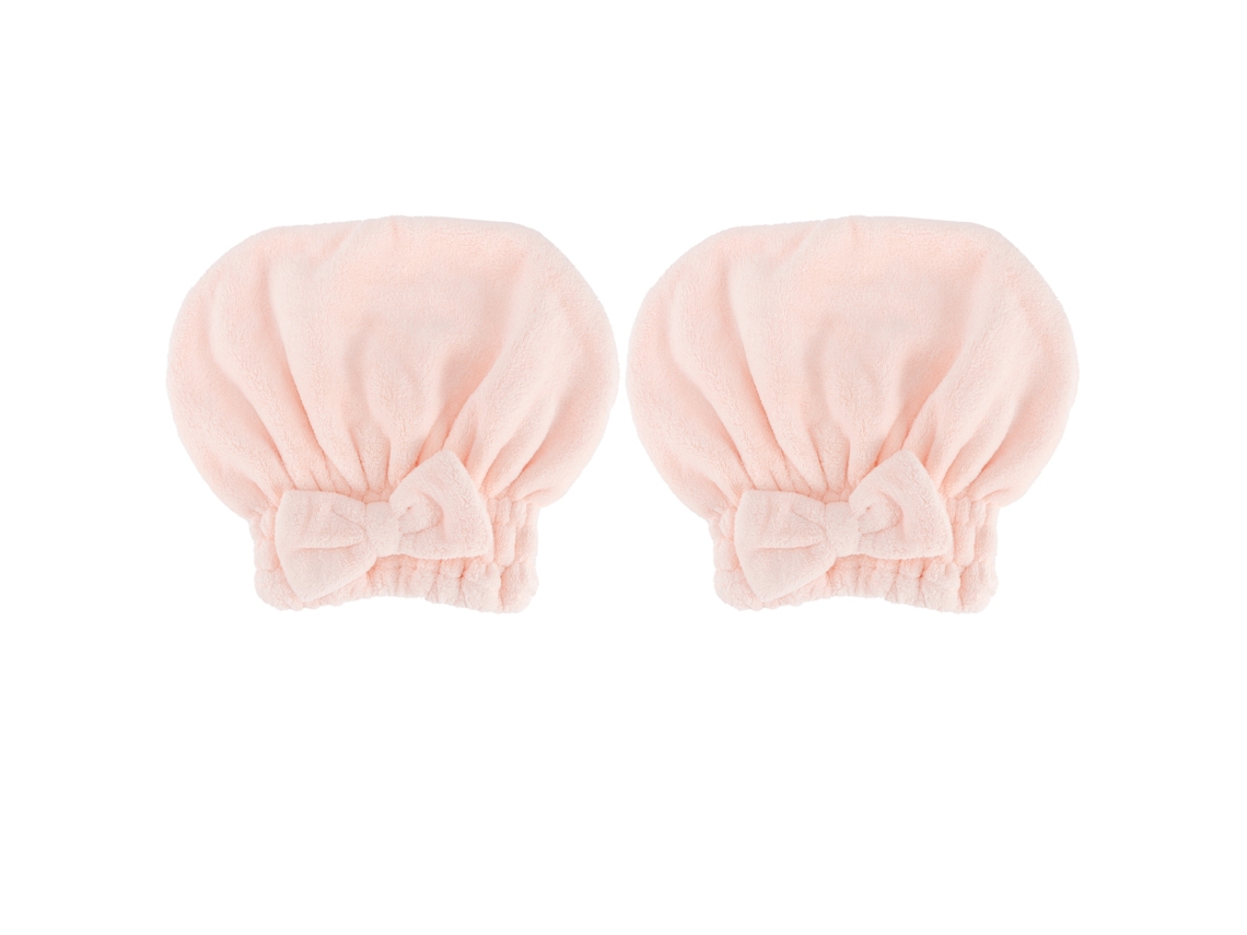 KOFIHETY 2 Peças Toalhas De Veludo De Coral Para Secar Cabelo Absorventes Secagem Rápida Com Capuz Espessado