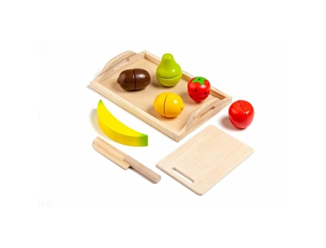 Accesorio de Casas de Juguete BIGBUY FUN Set de Alimentos de Juguete Moltó 9 Piezas Fruta (Edad Mínima Recomendada: 1 año)