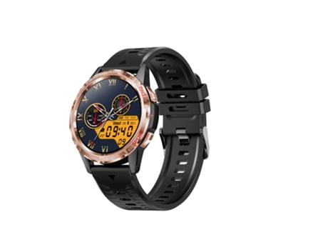 EKO 5.1 Reloj conectado con antirrobo y pulsera de silicona Negro
