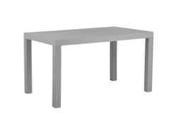 Mesa de comedor para 6 personas BELIANI Fossano de Material sintético Gris 80x140x76
