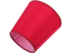 Lámpara De Techo De Tela E14 Para Sala De Estar, Color Rojo.