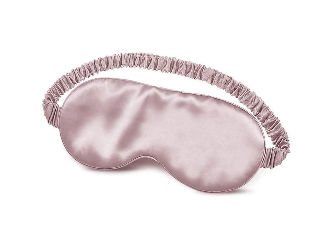 Antifaz Para Dormir De Seda De Morera Pura, Hipoalergénico, Opaco, Elástico, Para Mujeres, Hombres Y Niñas (rosa).
