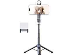 Trípode Para Teléfono Móvil, Soporte Extensible De Aluminio Con Rotación De 360° Para Selfies/vídeos En Directo.
