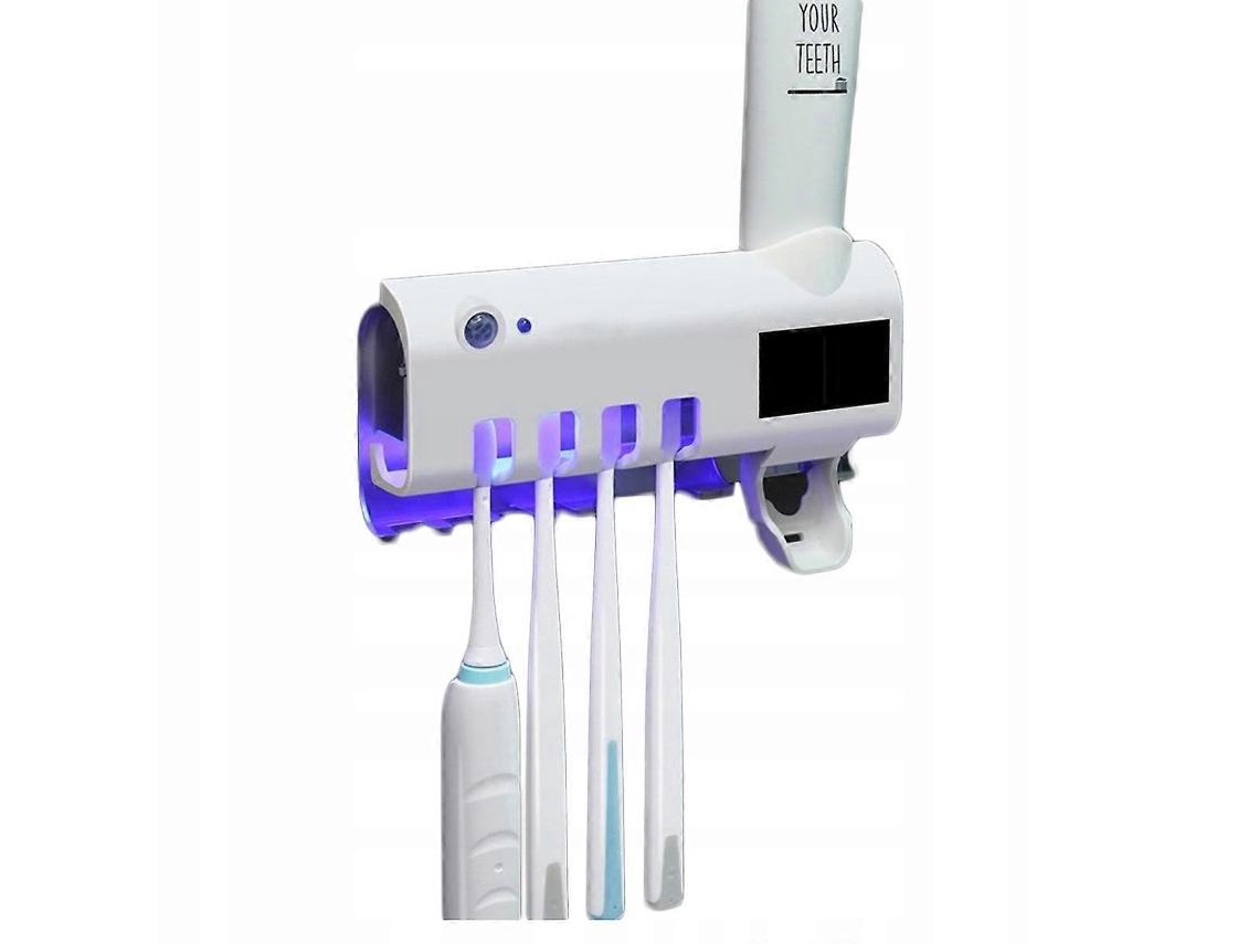 Percha, esterilizador UV, dispensador de cepillos y pasta de dientes Nostalgia88