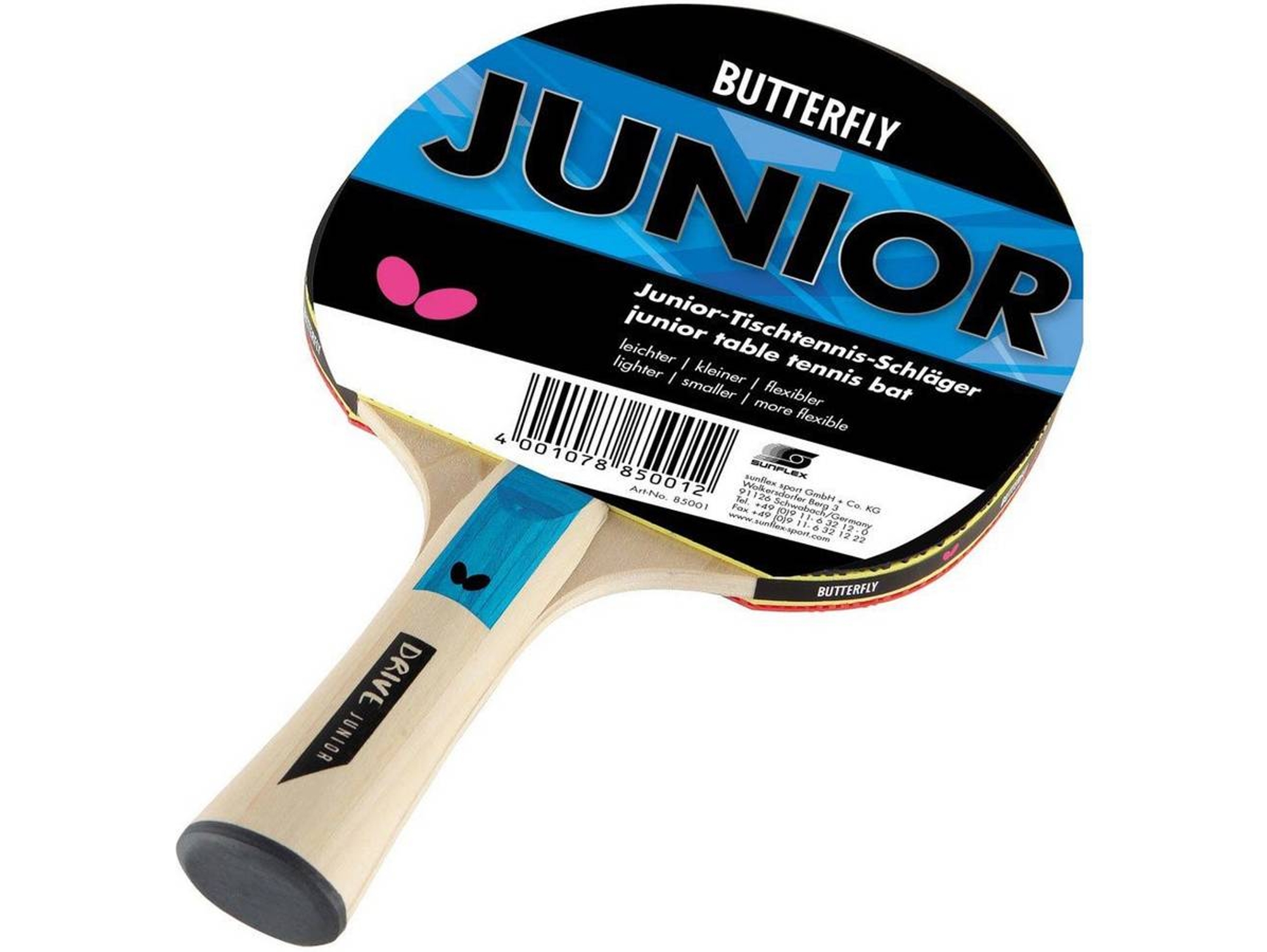 Pala de Tenis de Mesa BUTTERFLY Junior